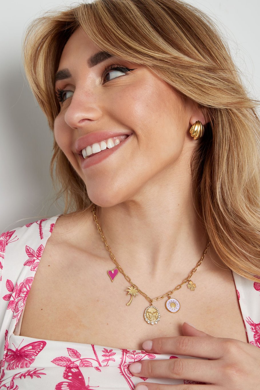 Charm-Kette Palm Springs - Goldfarbe Bild2